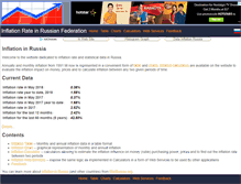 Tablet Screenshot of inflationinrussia.com